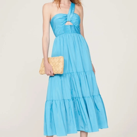 ONE33 SOCIAL Blue Patio Day Dress - Size 0 - Picture 1 of 5